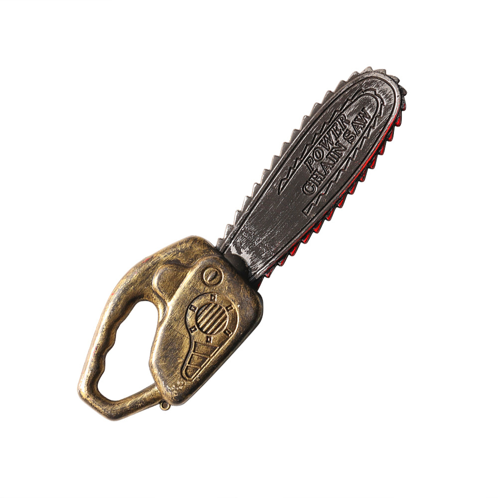 Halloween prop cuchillo correa de sangre motosierra hacha simulación plástico cuchillo cos armas fantasmas festival de hechicería juguetes para niños