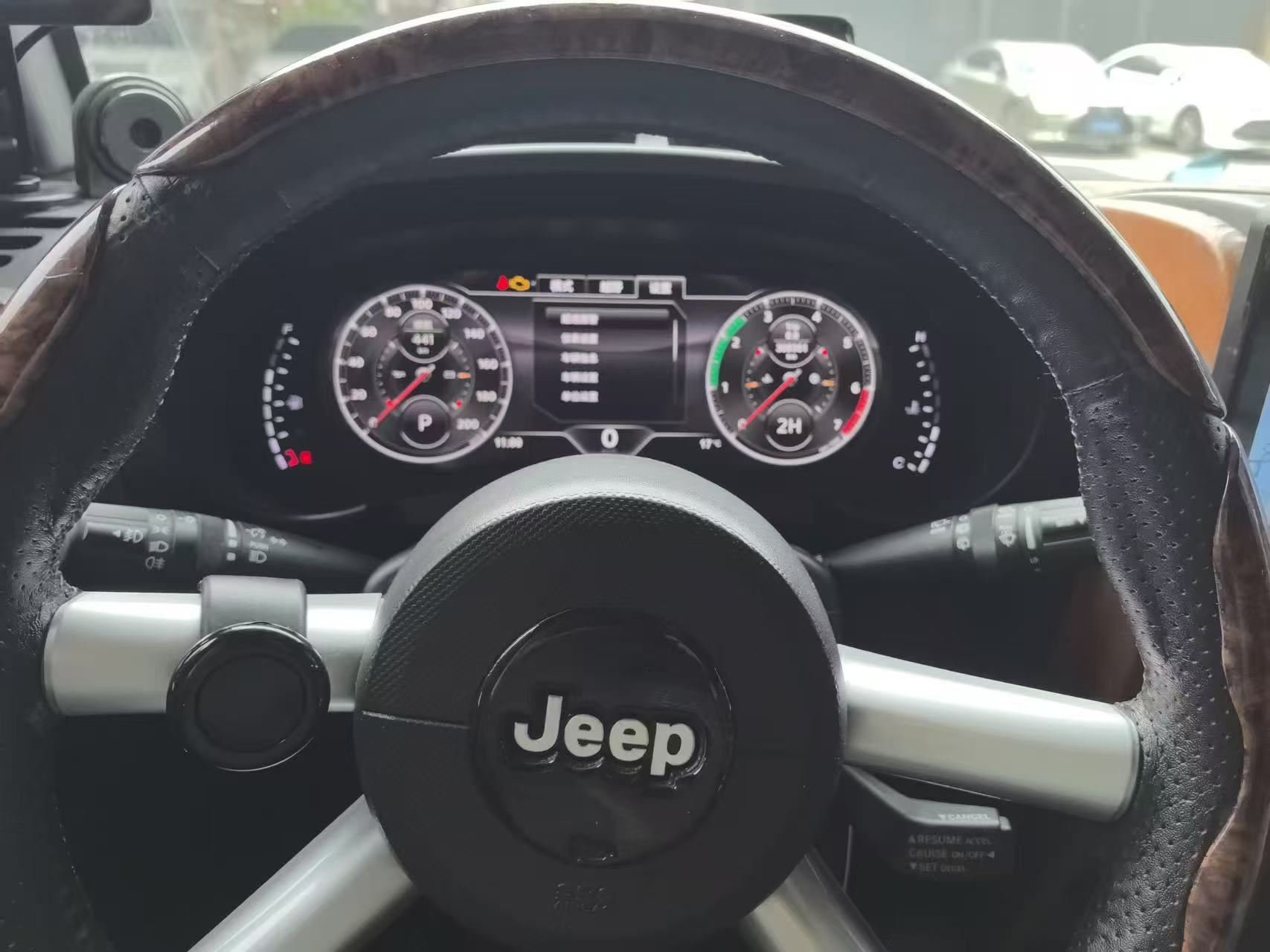 Suitable for Jeep Wrangler 2007-2023, Modified and Upgraded Full Lcd Instrument Panel