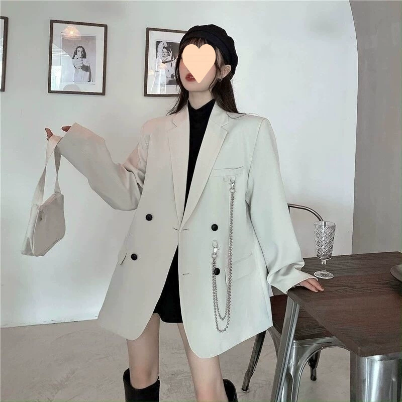 Осенний костюм, костюм, корейский стиль, oversize