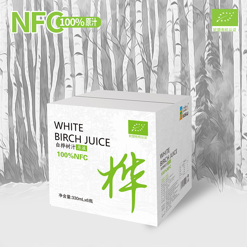 白樺樹液原液 森林植物飲料 330ml/本*6 天然原液 フルボックス 白樺水 一件代発|undefined