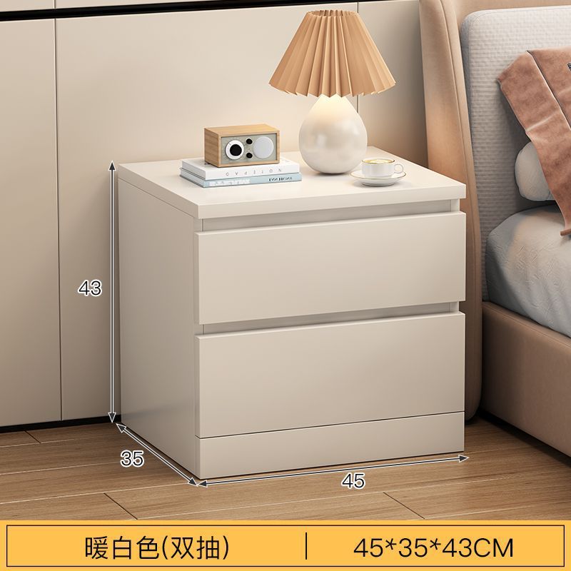 Gabinete de cajones Gabinete de combinación de dormitorio Armario de almacenamiento contra la pared Armario de almacenamiento junto a la cama Armario de cajones simple y moderno