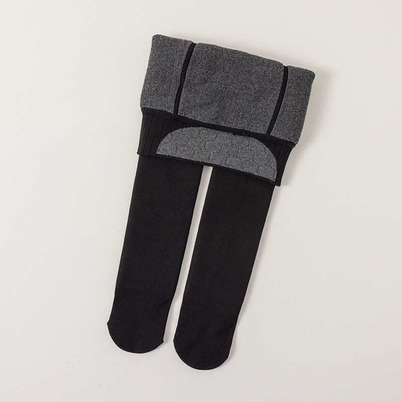 Niños engrosados leggings blancos más terciopelo calentamiento en una sola terciopelo estilo coreano de invierno y otoño calentamiento para niñas pantalones largos