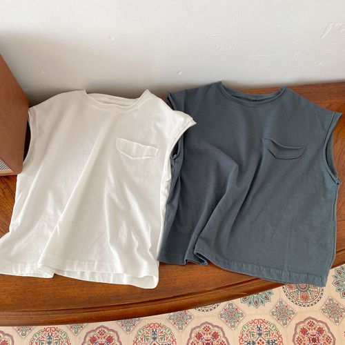 Children's clothing  summer new sleeveless vest t boys cute children's t-shirt girls Korean style summer baby tops