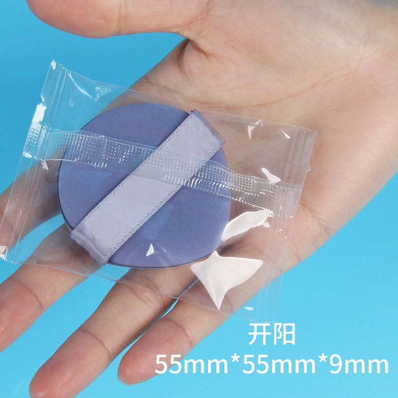 Makeup Sponge Puff, Organic Foundation Applicator, Teardrop 13 mm with Strap Handle