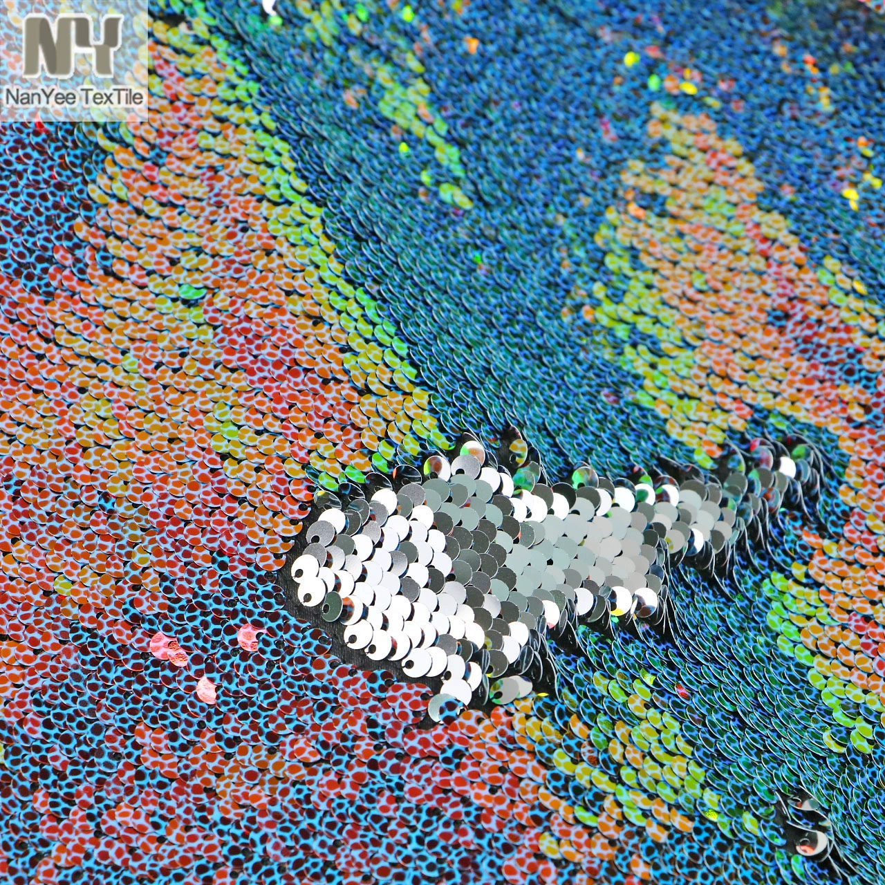 Двусторонние ногти блестки sequins, творческая элитная ткань, интернет-известность