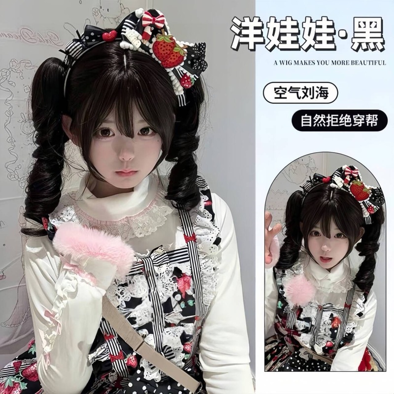 女性用ウィッグ かわいいグリッタークリップ プラチナウェーブカーリー 取り外し可能なローマンカーリー ロリータカーリーショートヘア フルヘッドギア|undefined