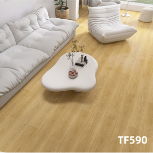 Spc Stone Plastic Lock Wood Floor Cream Wabi-Sabi Style Household Stone Crystal Snap-On Floor Waterproof Wear-Resistant Flame Retardant 5mm