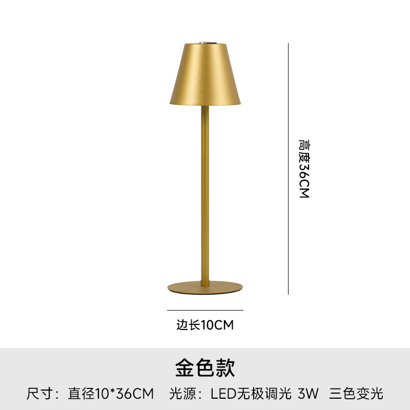 황금 삼색 라이트 충전기