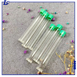 Source Factory Direct Approval Pc High Transparent Beauty Ear Wire Packaging Tube Digital Product Packaging Tube Multiple Specifications Can Be Customized