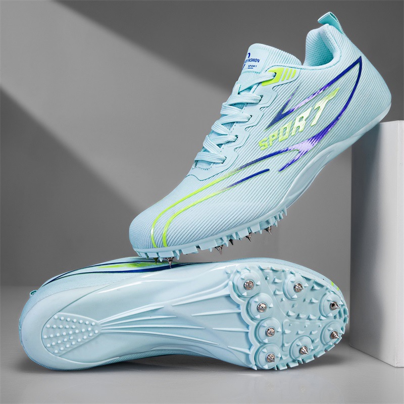 Zapatillas de Atletismo con Clavos para Sprint de PU y Superfibra Ligero para Pista de Atletismo image 5