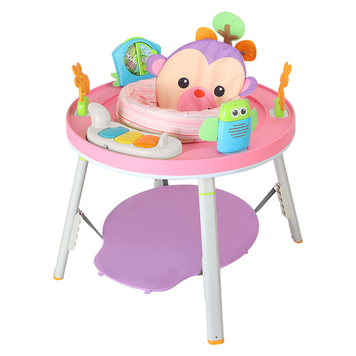 YAYAYA Jumping Chair Three-in-One Function Baby Happy Jumping Chair Baby Activity Table Intelligent Bounce Fitness Stand