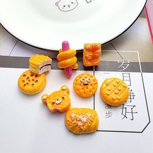 彩绘仿真食玩饼干树脂配件 手工奶油胶diy手机壳发夹鞋扣水杯贴片