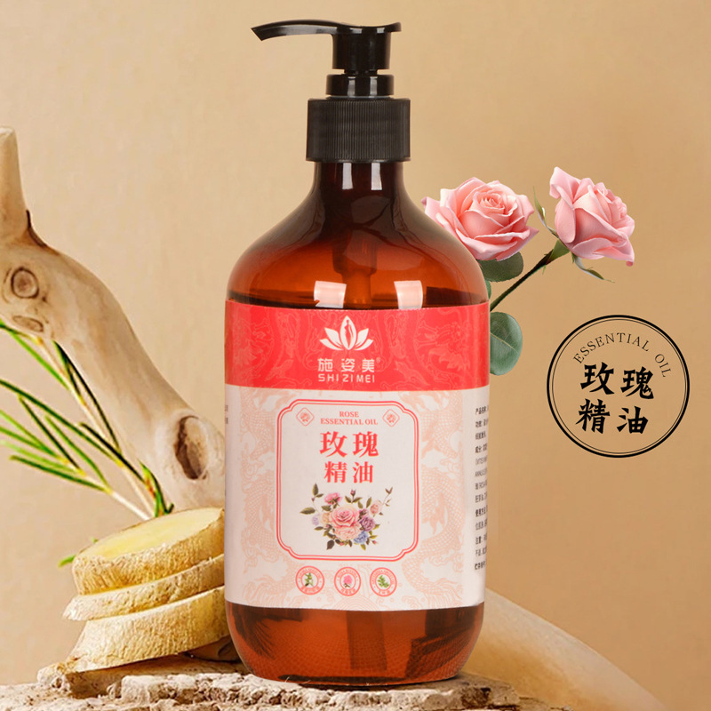マッサージのエッセンシャルオイルの艾草の生姜のバラのマッサージの油の広州の規格品の卸売りは体の油の美容院を潤します。