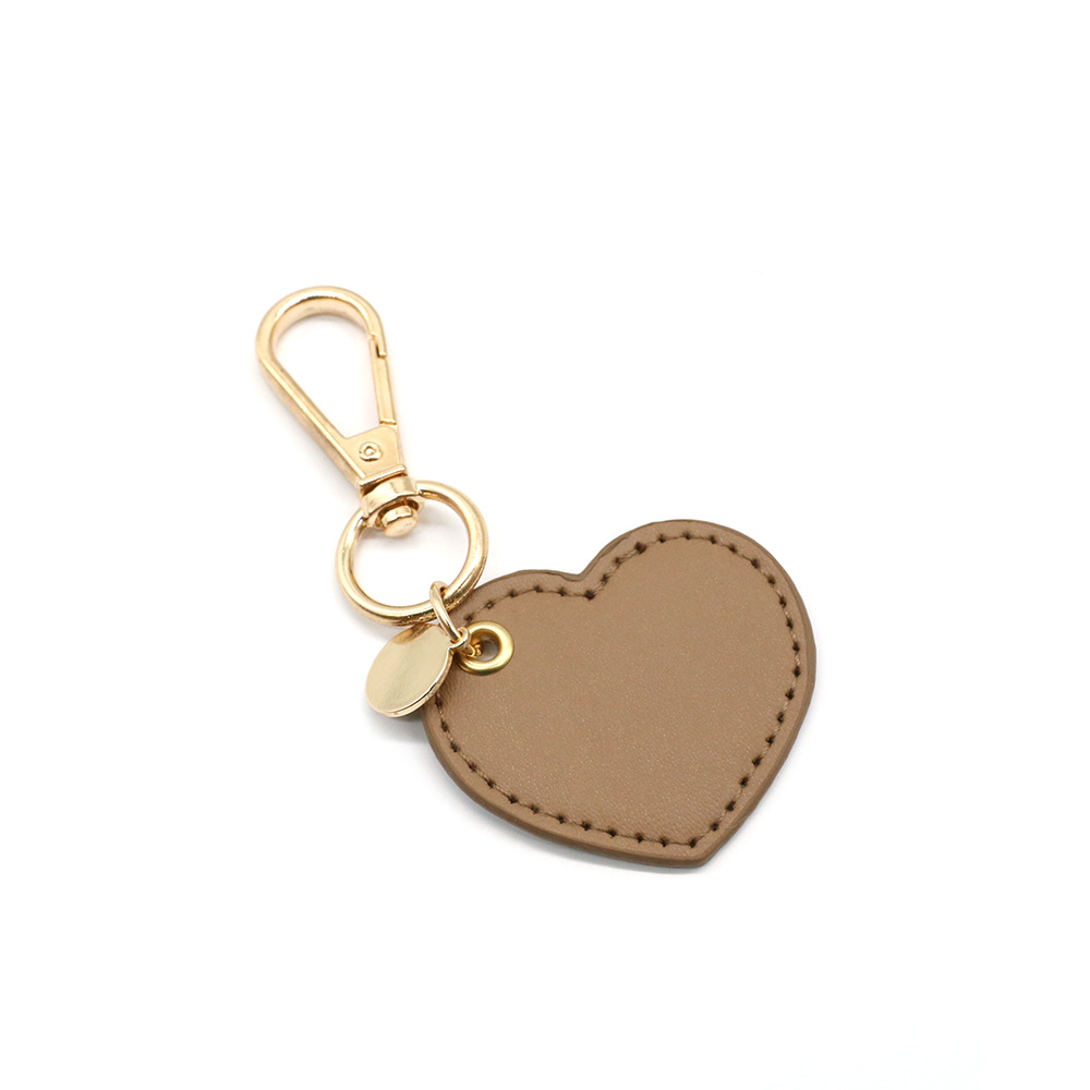 Nueva pu cuero melocotón corazón llavero colgante Estilo nórdico moda accesorios decorativos Amazon suministro