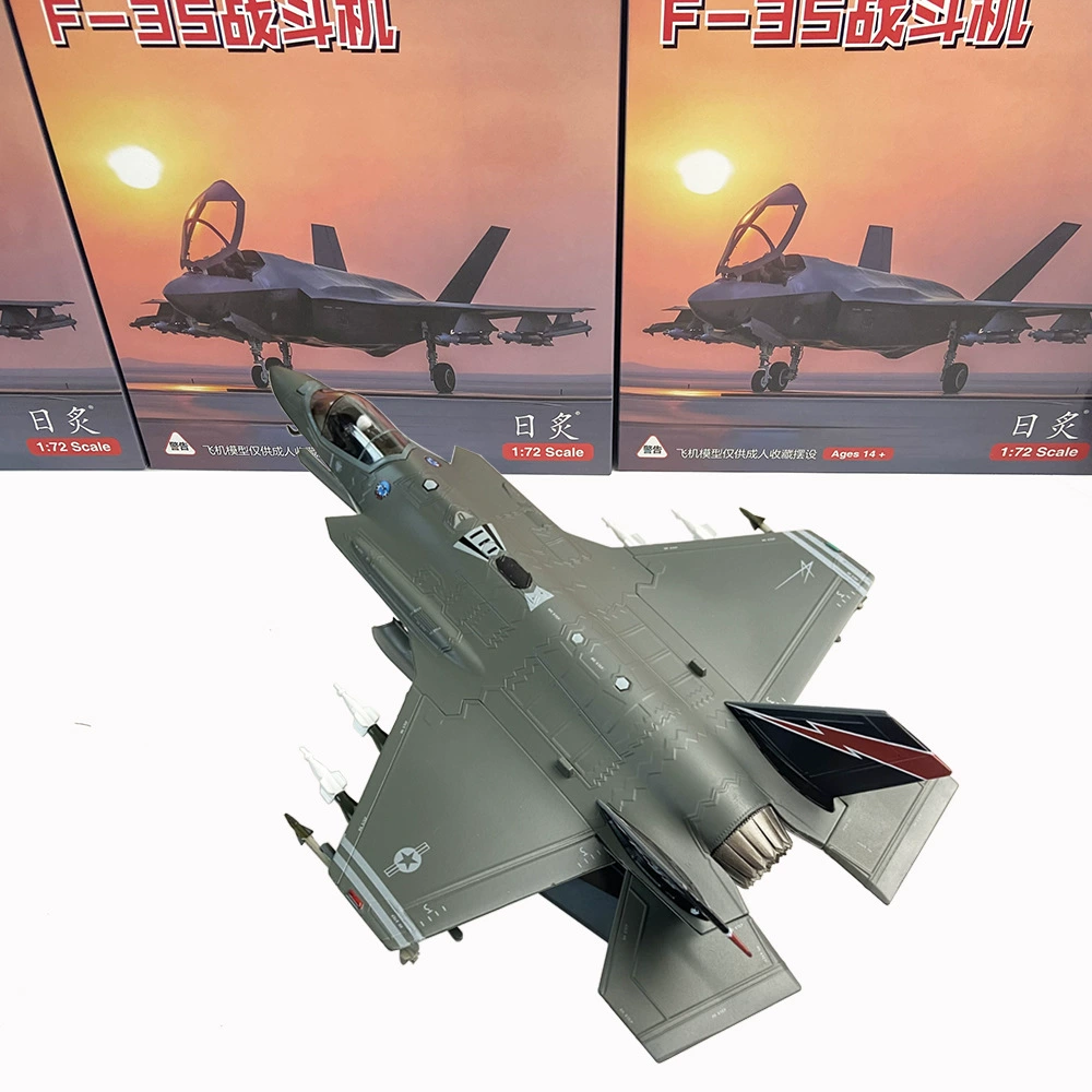 Металлический самолёт, минифигурка, масштаб 1:72, США, бой