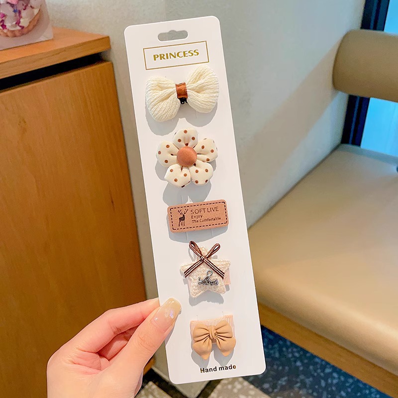 Pinzas para el cabello para bebés, pinzas para el cabello con dibujos animados para niñas, pinzas para el cabello con flequillo lateral, horquillas, accesorios para el cabello para niños