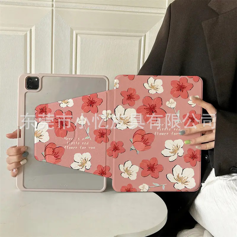 Samsung Tab S7/S8 回転スタンド S10 ペンスロット タブレット ケース A7/A8/A9 Plus アクリル S6 に適しています。|undefined