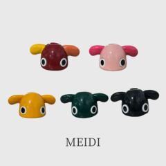 [罗易威同款]新品情侣款挂件头层牛皮Puzz小精灵包包挂件车挂配件