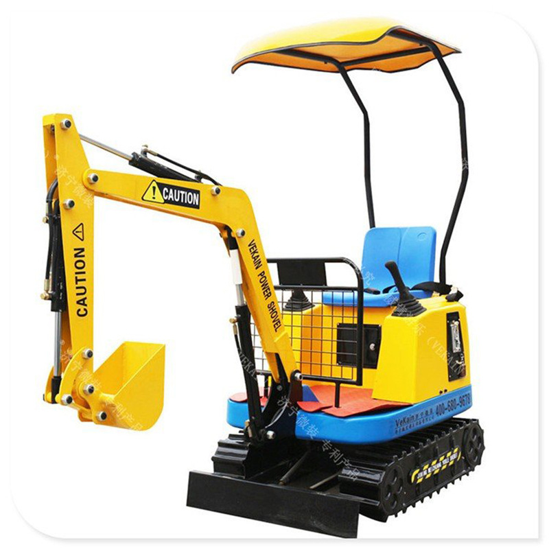 游乐挖掘机 广场露天摆摊儿童挖掘机 座驾式小挖机 电动游乐设备