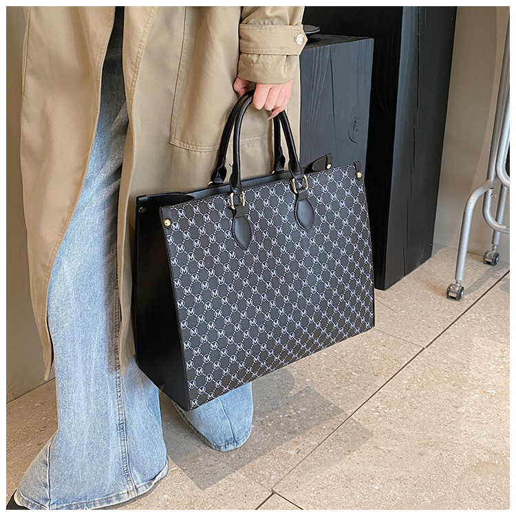 Bolso de hombro para mujer bolso retro de gran capacidad tendencia_voghion.com