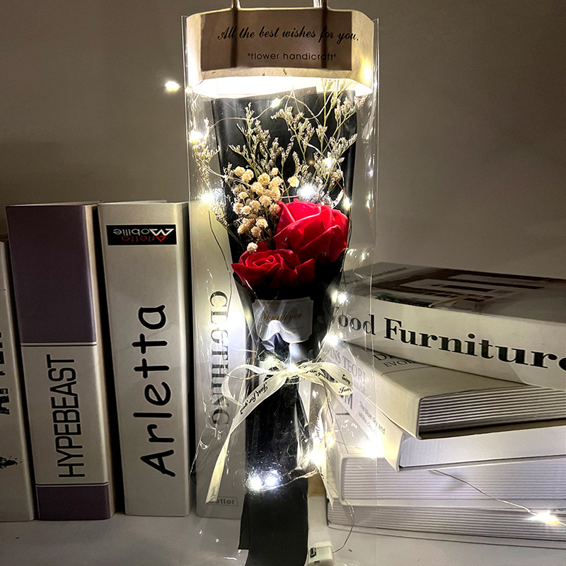 Festivalgeschenke Weihnachten Muttertag Blumensträuße Rosen Sonnenblumen Trockenblumen Konservierte Blumen Für Kindergartenlehrer Geschenk_voghion.com