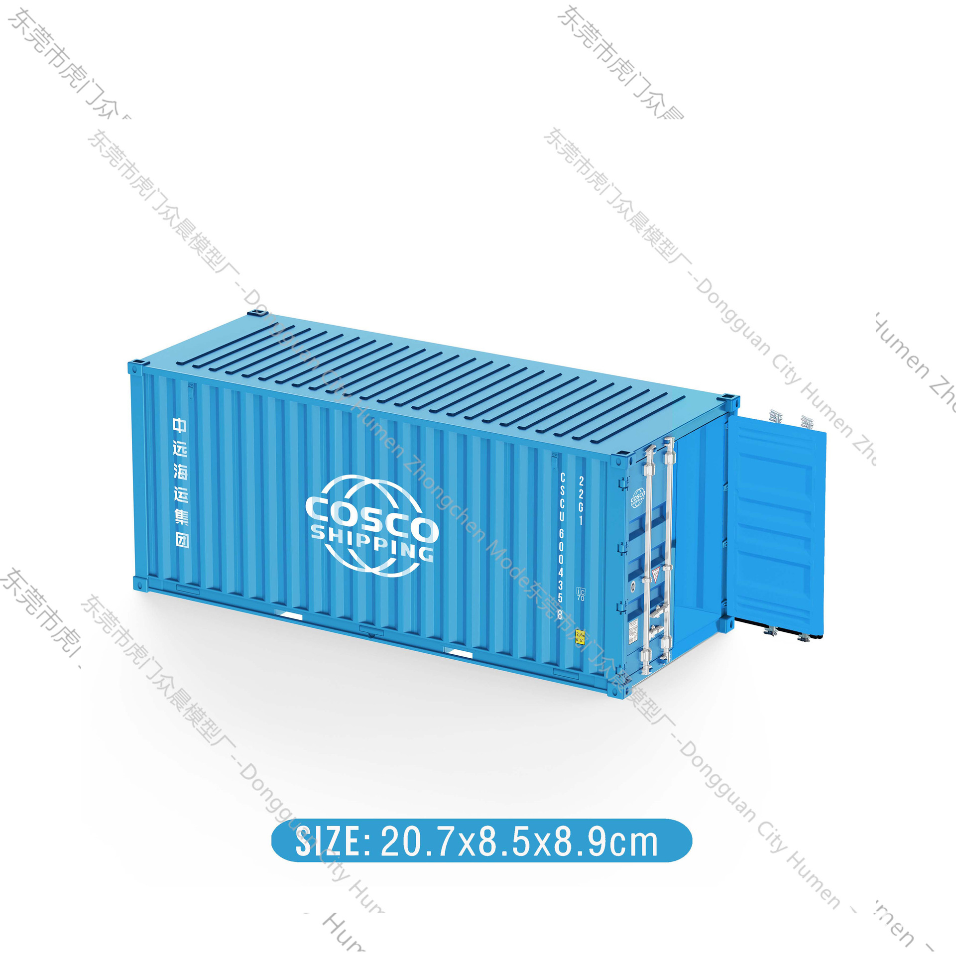 Modelo de contenedor mediterráneo Pequeños adornos industria logística Regalo de acompañante de negocios Soporte de impresión de logotipo gráfico