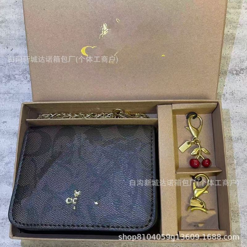 跨境批发零钱包bags2025秋季爆款钱包套装时尚简约链条ins斜挎包|undefined