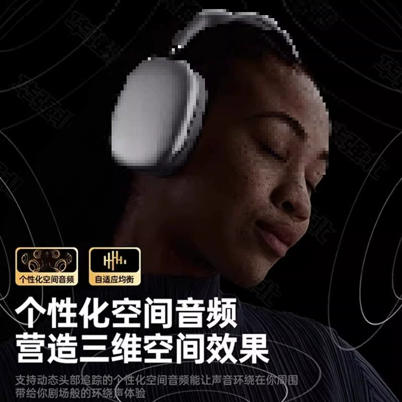 Накладные Bluetooth наушники Huaqiangbei ProMax2 2025, подходят для Apple iPhone16, беспроводные с шумоподавлением