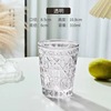 Japanese glossy coffee crystal handmade, wineglass with glass, light luxury style