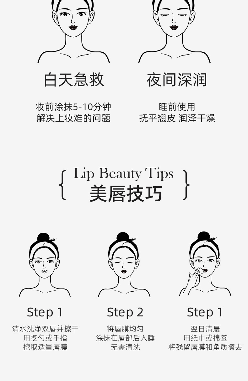 NOVO Soft and Deep Lip Mask hydrates, moisturizes, nourishes, prevents dryness and cracking, and reduces lip lines. A new lip balm for lip care undefined