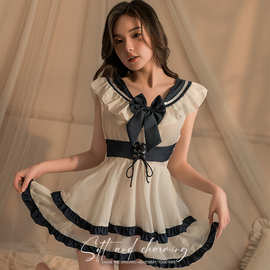 私月情趣内衣【邻家校园女孩】纯欲风JK制服透视性感甜辣免脱制服