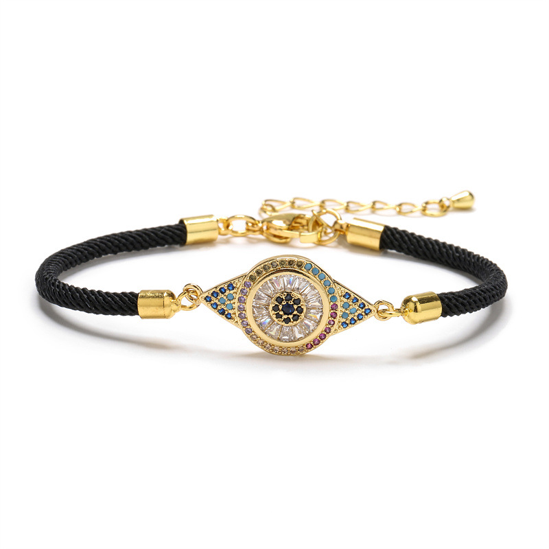 Fashion Eye Copper Bracelets Plating Zircon Copper Bracelets
