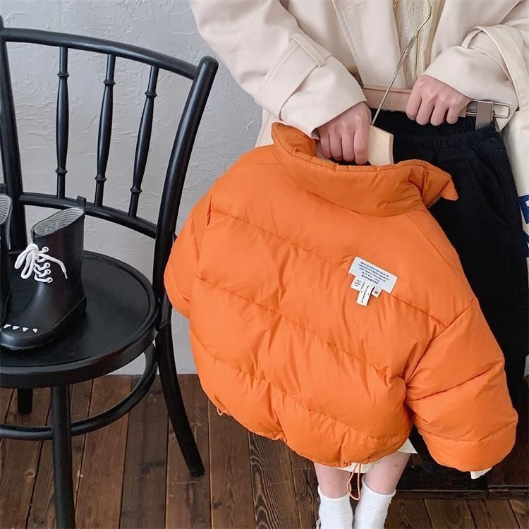 2025 Autumn New Children's Bread Jacket Down Cotton Cotton-padded Coat Loose Korean Version Thickened Male Treasure Female Treasure_voghion.com