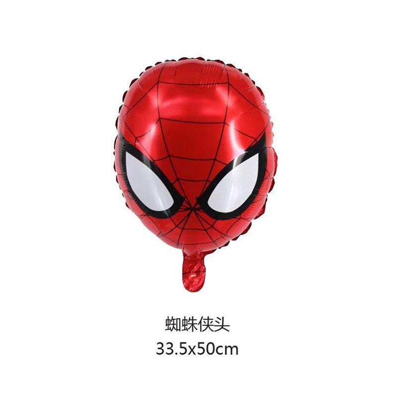 复仇者联盟超级英雄美国队长蜘蛛侠钢铁侠蚁人绿巨人铝膜卡通气球