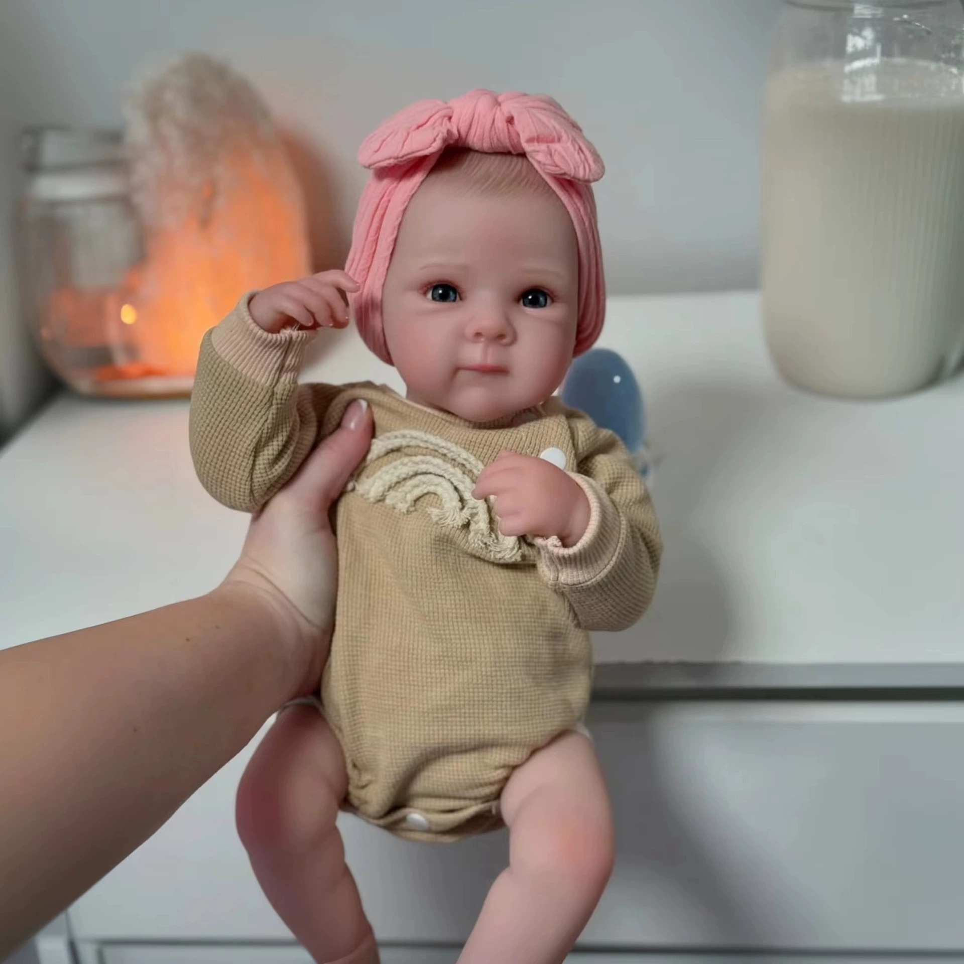 Кукла-реборн BZDOLL48 см, полностью клеевая, Bettie, милая, имитация, кукла-реборн, клей