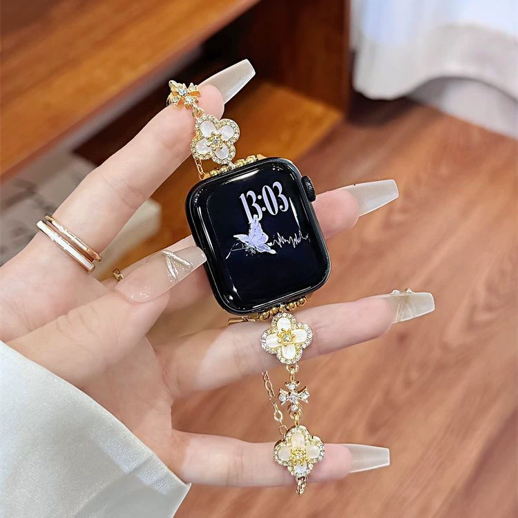 Подвесной браслет из перламутра, цепь, совместим с ремешком Apple Watch iWatch10/987654321SE