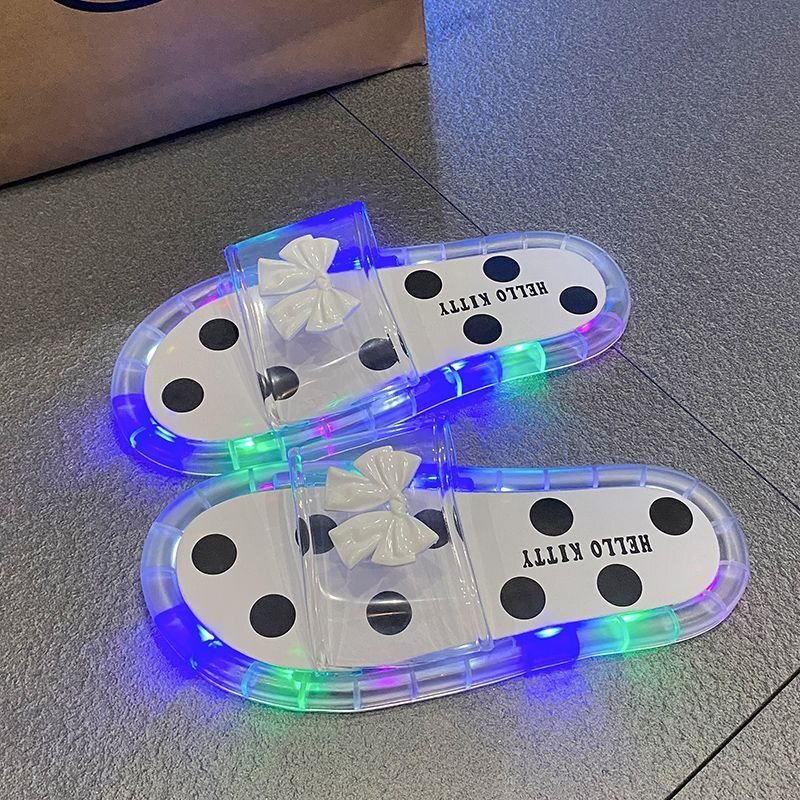 Summer Luminous Crystal Shoes for Women 2026 New Style Outdoor Wear Luminous Led Lights Cool Home Fashion Sandals and Slippers Summer Luminous Crystal Shoes for Women 2026 New Style Outdoor Wear Luminous Led Lights Cool Home Fashion Sandals and Slippers