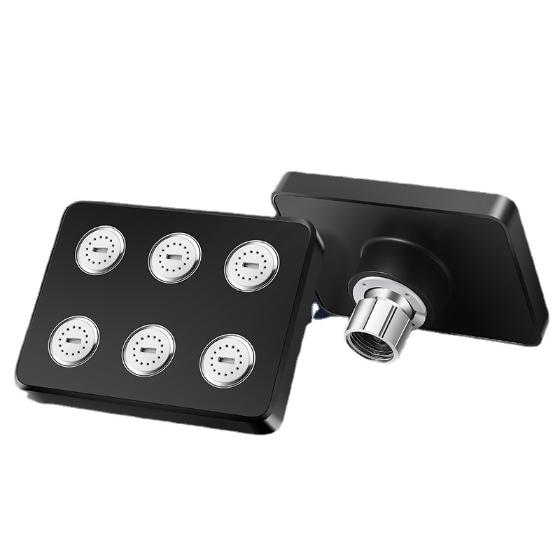 Cabezal de ducha presurizado de cintura pequeña rociador superior grande salida de agua baño Baño ducha presurizada lluvia boquilla pequeña cabezal de ducha