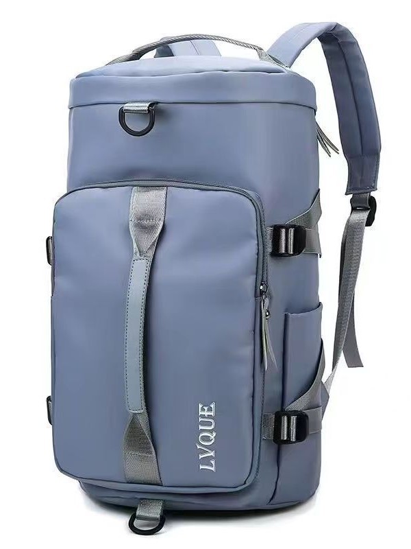 Bolsa de viaje de gran capacidad única extranjera, bolsa deportiva multifuncional, separación de seco y húmedo, bolsa de fitness impermeable, bolsa de equipaje de hombro portátil