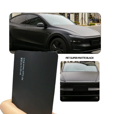AXXPEL Automotive PET Color Change Film, Specialized for Whole Vehicle Application, Extended Application, Car Body Protection Film, Matte Black (Auto Color Change Film) - pet-matte-black-152m-165m