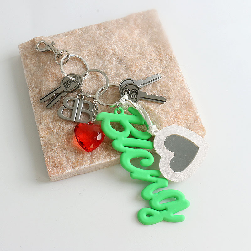 사랑 거울 형광 녹색