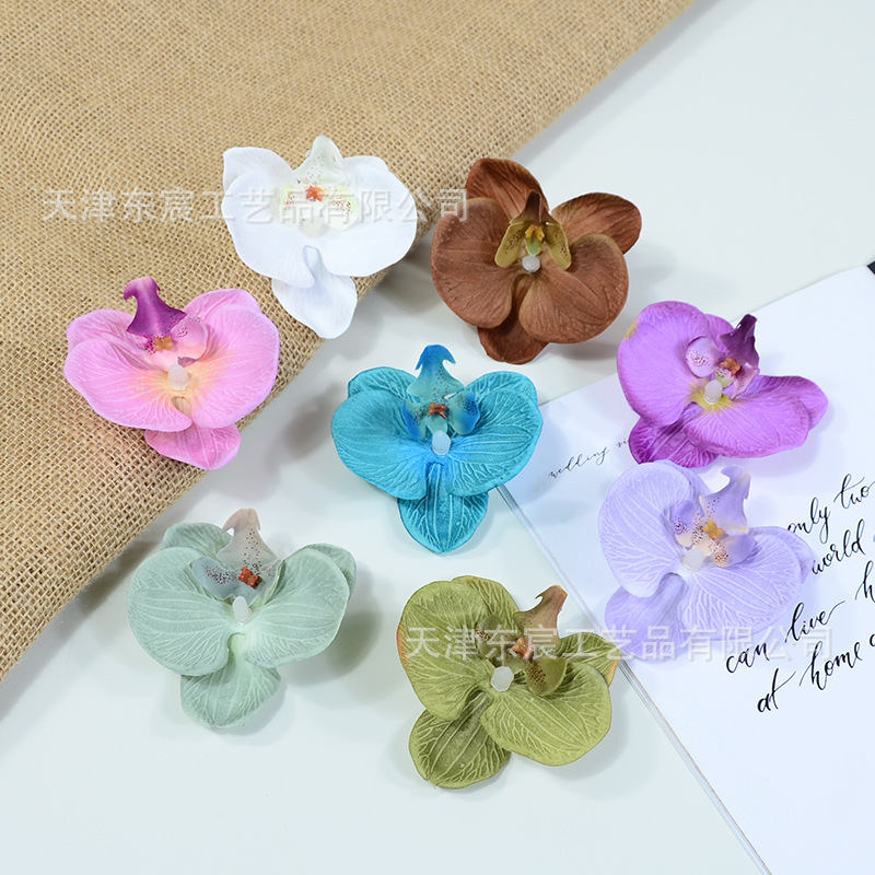 胡蝶蘭造花結婚式シーンアレンジメント花卸売 DIY お土産装飾花造花造花ヘッド|undefined