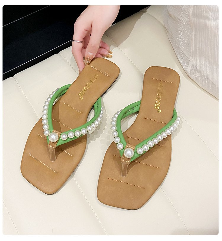 Women's Casual Solid Color Open Toe Flip Flops display picture 3