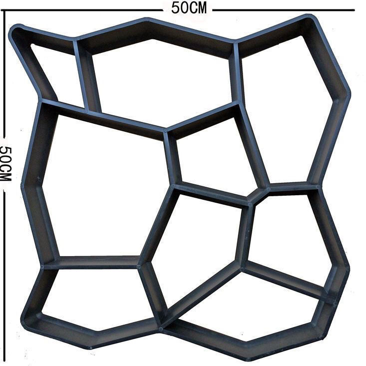 DIY cemento pavimentación de baldosas molde en relieve piso jardinería pavimentación cemento hormigón ladrillo piso herramienta de modelado