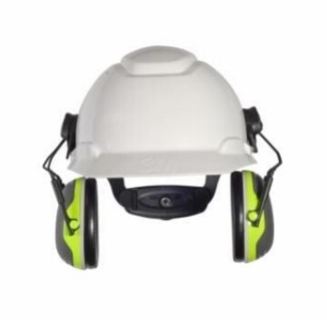 3Mx4P3/X5P3 Safety Helmet-Style Sound-Isolating and Noise-Reducing Earmuffs