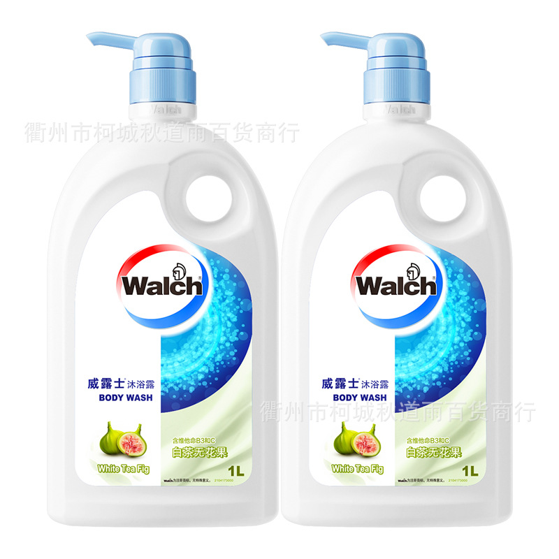 威露士沐浴露白茶無花果1L 批發一件代發