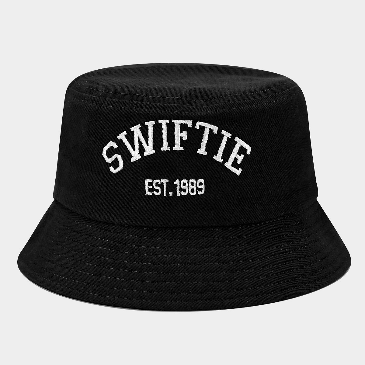 Nueva SWIFTIE bordado sombrero de pescador de verano moda fanáticos sombrero pareja sombrero de bañera solar transpirable