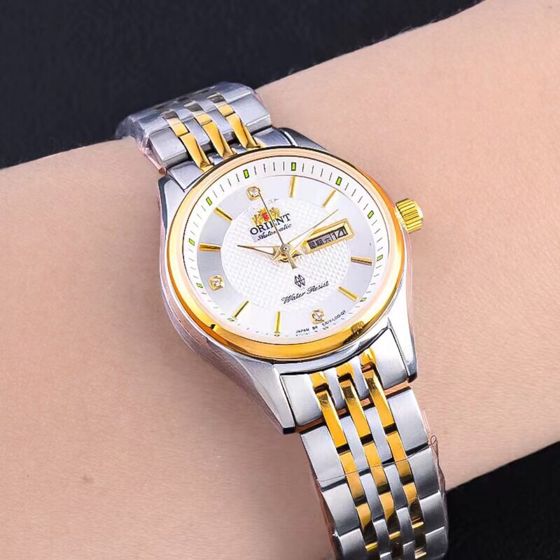 High-End Women's Mechanical Watch Luminous Waterproof Fully Automatic Oriental Double Lion High-Quality Automatic Mechanical Watch Classic Model