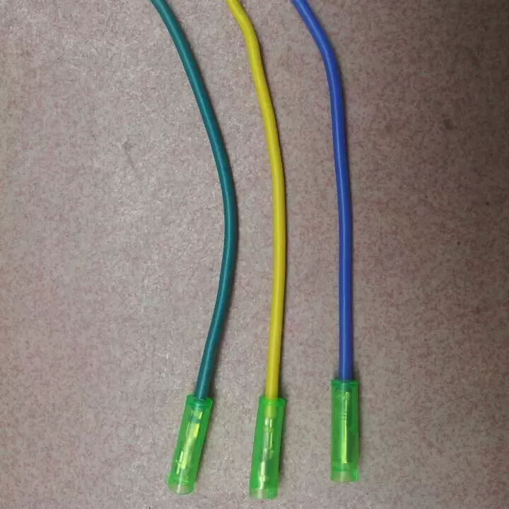 工厂直销  公母对插4.0子弹头连接器 配绝缘绿色护套 量大优惠