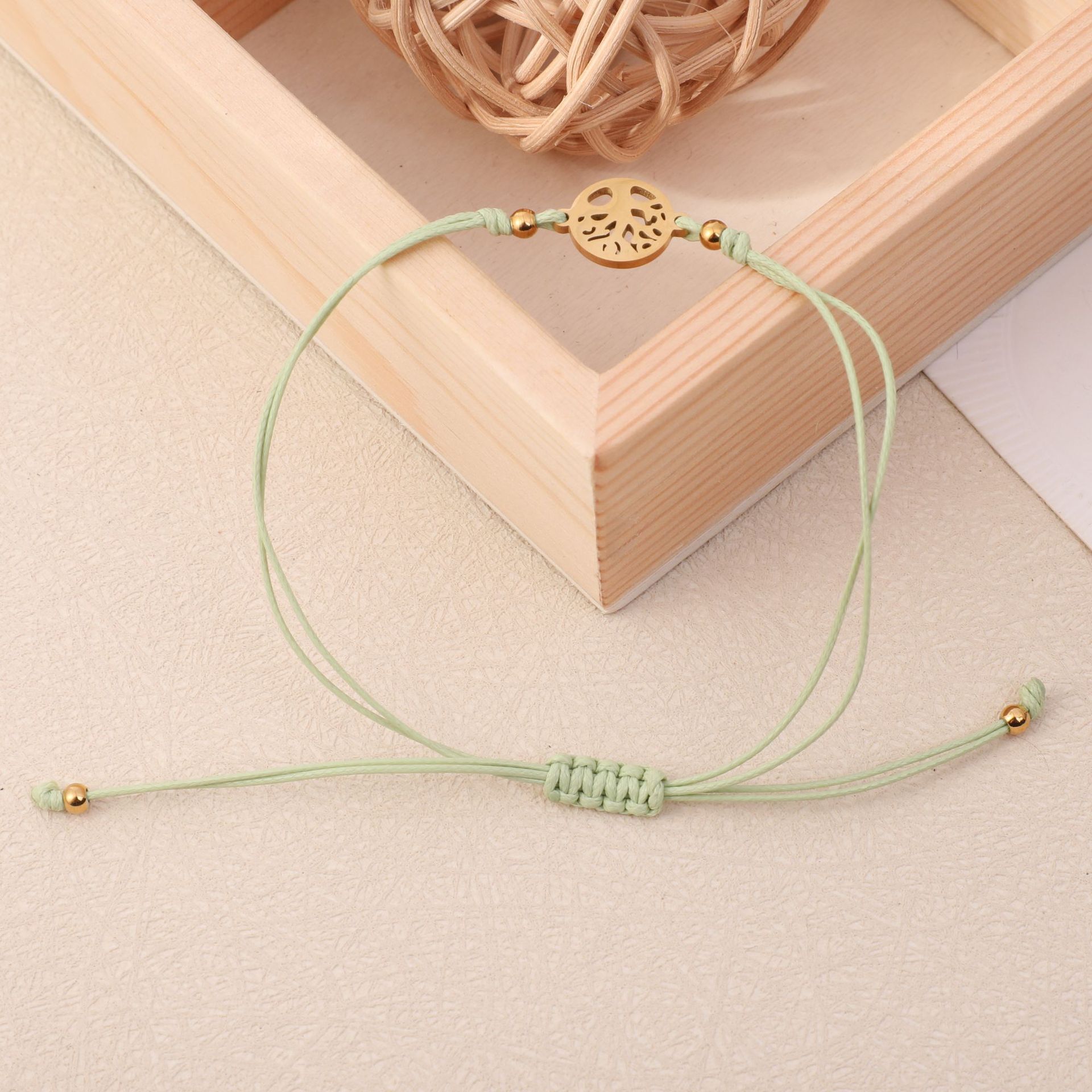 5g Weight 304 Stainless Steel Pendant Material Bracelets, Drawstring Bracelets Classification 304 Stainless Steel, rope Chain Material cable chain, Cord String Chain Type 1 Piece, 1 Set Quantity Daily Occasion 304 Stainless Steel, rope Material Tree, Heart Shape Pattern All Seasons Season Women's Gender Plating Design Basic Style Basic Tree Heart Shape 304 Stainless Steel Rope Cable Chain Cord String String Bracelets Wholesale 11